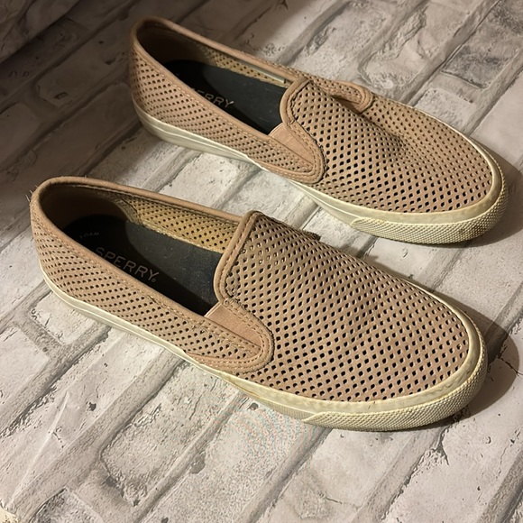 Women’s Light Pink Sperry Loafers Boat Shoes - Picture 2 of 5